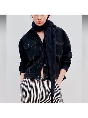 ZARA SOFT DENIM STYLE JACKET/SHACKET